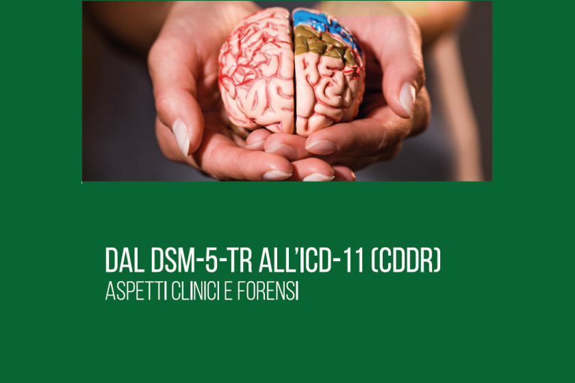Illustrazione del cervello umano per il corso FAD ECM su DSM-5-TR, ICD-11 e aspetti clinici e forensi